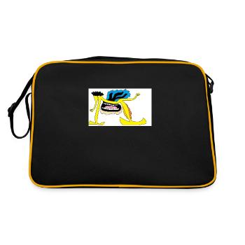 Guirlande - Sac Retro - noir/or - Dos
