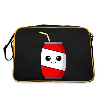 Bande dessinée sur les boissons gazeuses - Sac Retro - noir/or - Dos