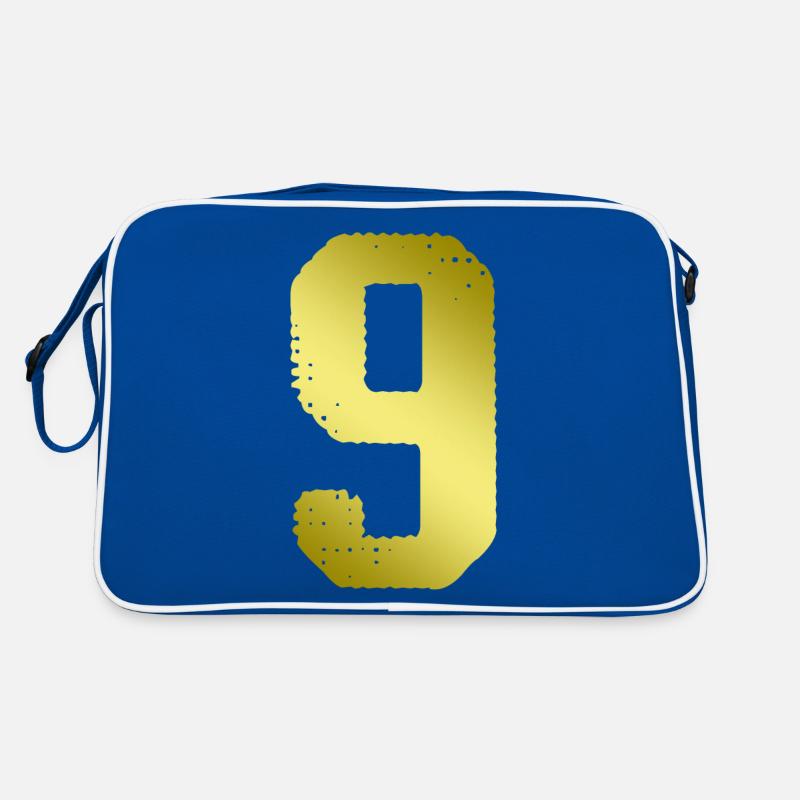 9 Maillot numéro Sac Retro