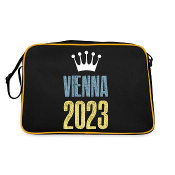Vienne 2023 Wien Krone - Sac Retro - noir/or - Dos