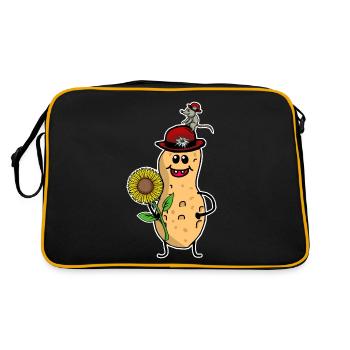 Cacahuètes Cacahuètes Cadeau d’anniversaire d’anniversaire - Sac Retro - noir/or - Dos