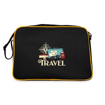Voyager - Sac Retro - noir/or - Dos