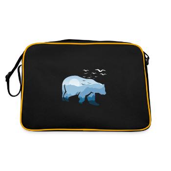 Ours Nature Nature - Sac Retro - noir/or - Dos