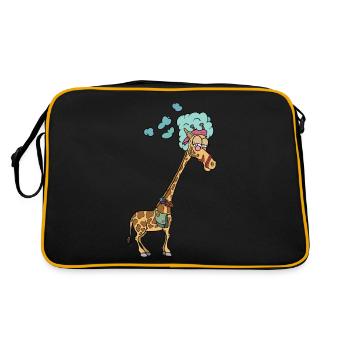 Mitte 1969 - Retro Tasche - Schwarz/Gold - Hinten