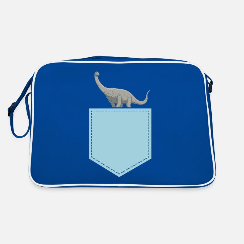 Brontosaurus Dino Gift Retro Bag