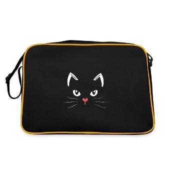 Kittens Kawaii, Pets, Pet - Retro Bag - black/gold - Back
