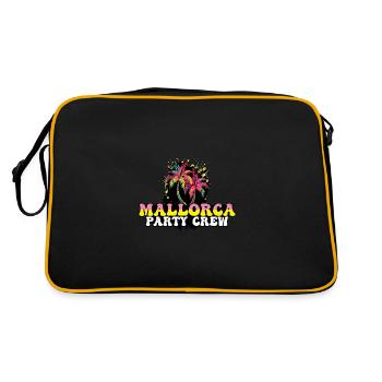 Majorque Party Crew Vacances - Sac Retro - noir/or - Dos