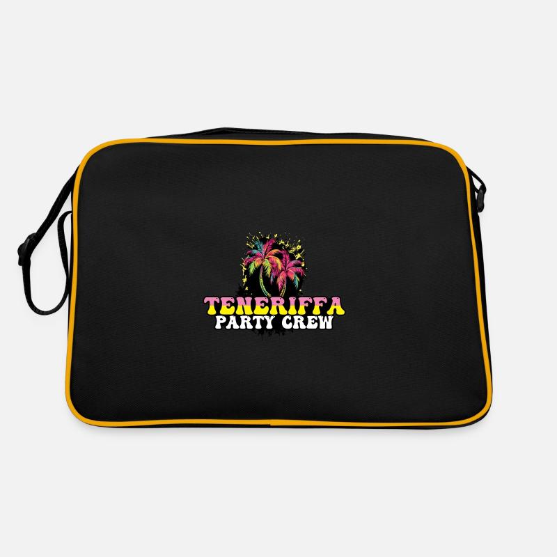 Teneriffa Party Crew Urlaub Retro Tasche