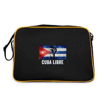 Patria Y Vida - Viva Cuba Libre SOS Cuba - Sac Retro - noir/or - Dos