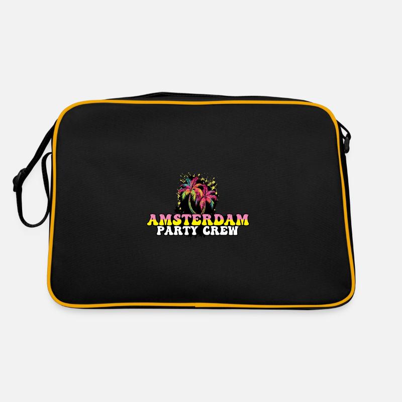 Amsterdam Party Crew Holiday Retro Bag