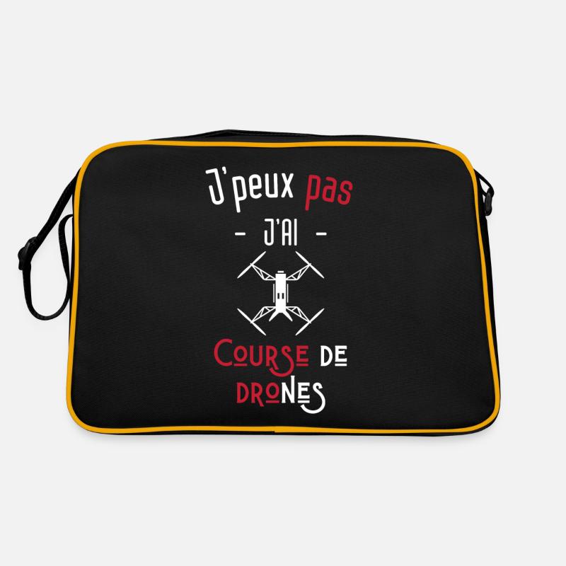 j'peux pas j'ai course de drones Sac Retro