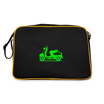 Moped - Scooter - Moped - Retro Bag - black/gold - Back