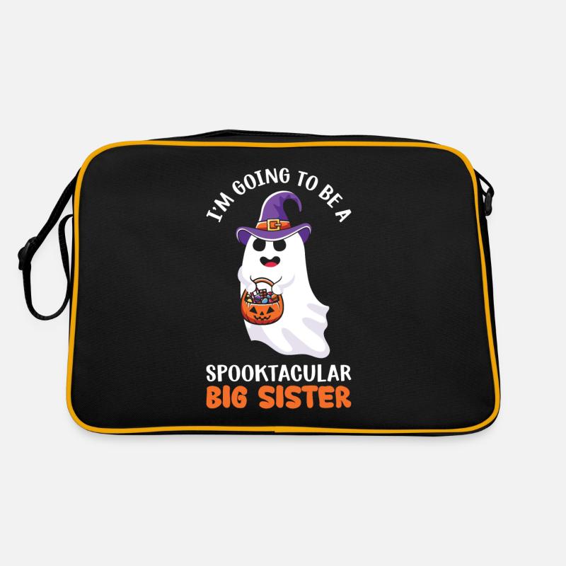 Halloween Ghost Pumpkin Retro Bag