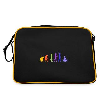 Development Vishuddha Neck Chakra Posture Yoga - Retro Bag - black/gold - Back