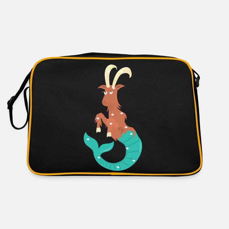 Steinbock Sternzeichen Retro Tasche