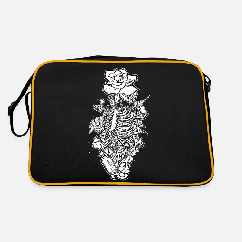 Wirbelsäule // Brustkorb // Skelett Retro Tasche