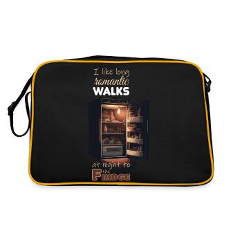 Frigo la nuit - Sac Retro - noir/or - Dos