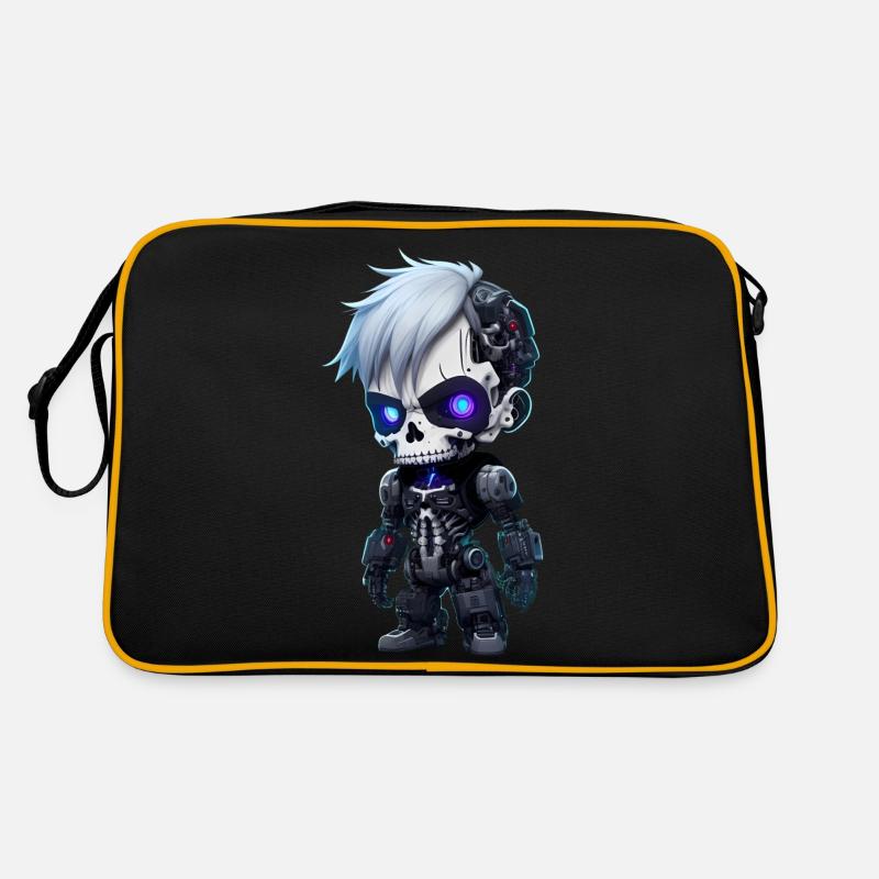 Robo-Skeleton Retro Tasche
