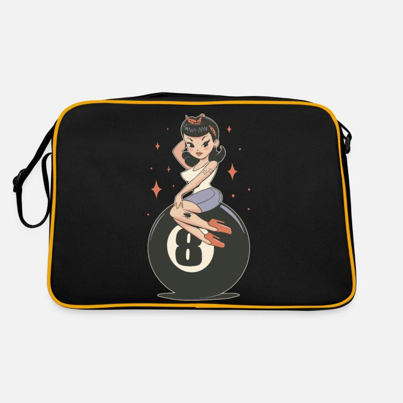 Rockabilly Mädchen Retro Tasche