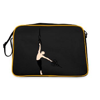 Clock - Retro Bag - black/gold - Back