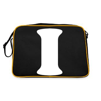 Lettre i - Sac Retro - noir/or - Dos
