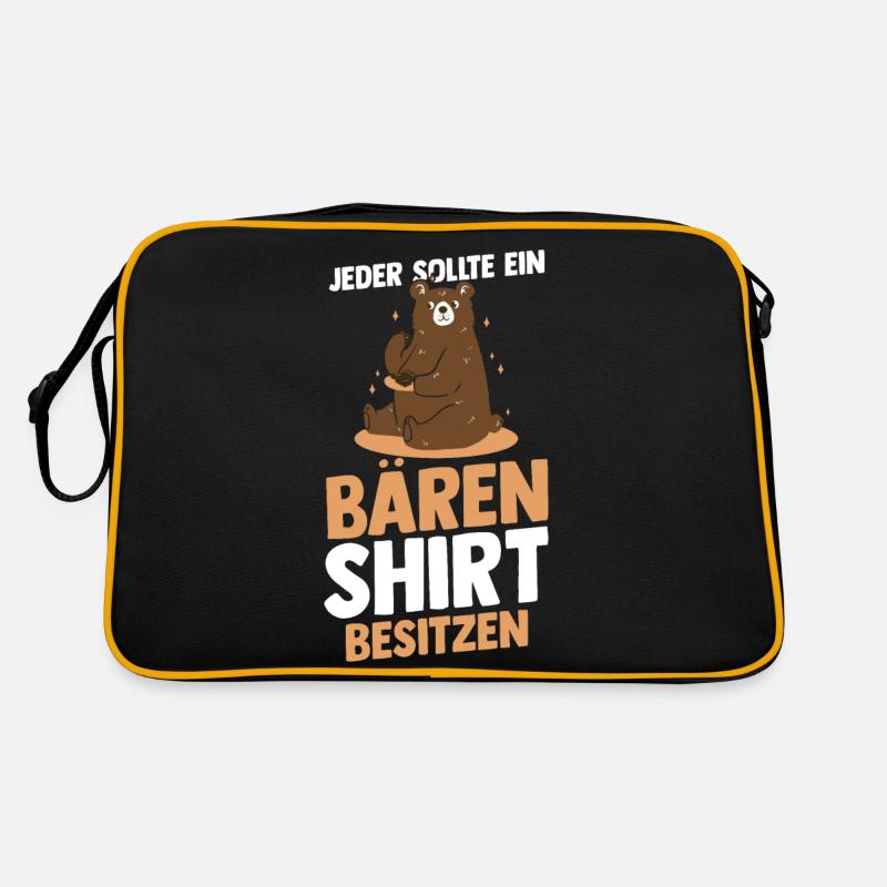 Braunbär Bär Retro Tasche