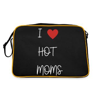 J’aime les mamans sexy - Sac Retro - noir/or - Dos