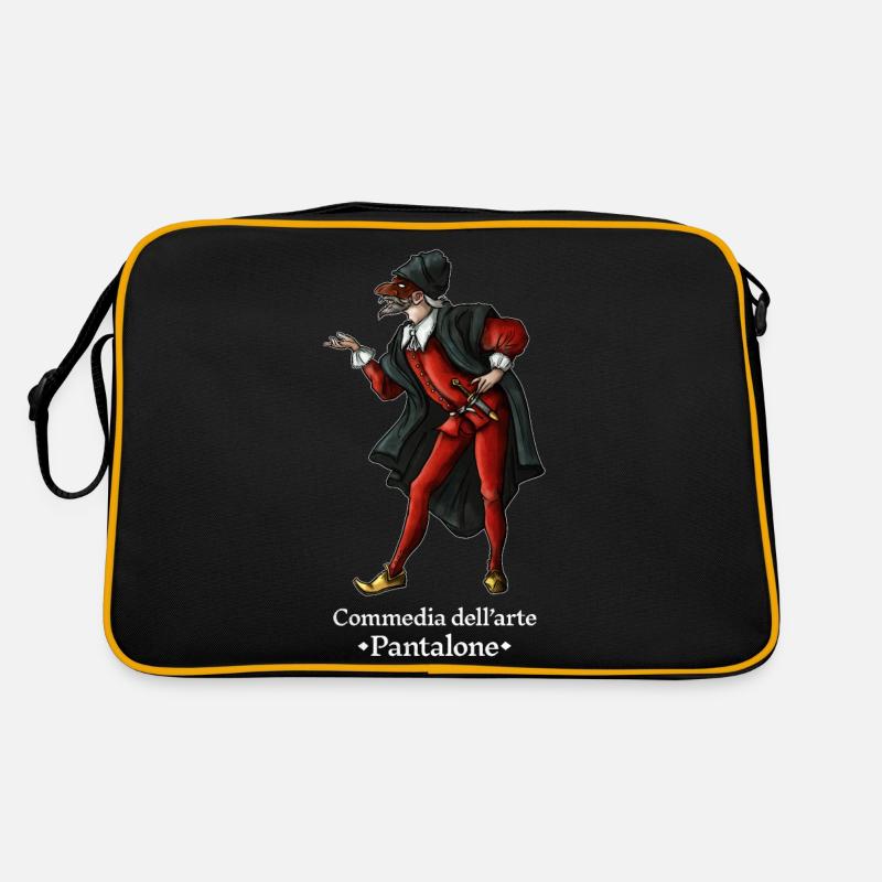 Pantalone - Retro Bag - black/gold