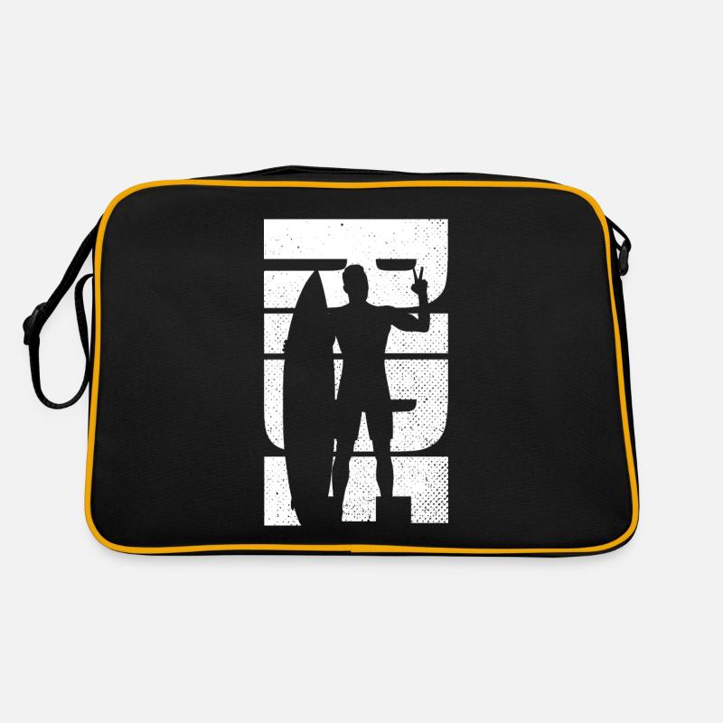 Männer Surfen Retro Boarding Surfer Retro Tasche