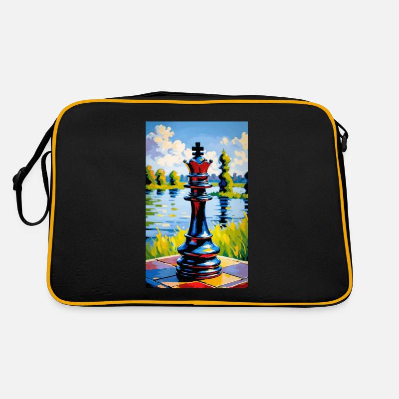 Échecs | Pièce d’échecs | Joueur d’échecs Sac Retro
