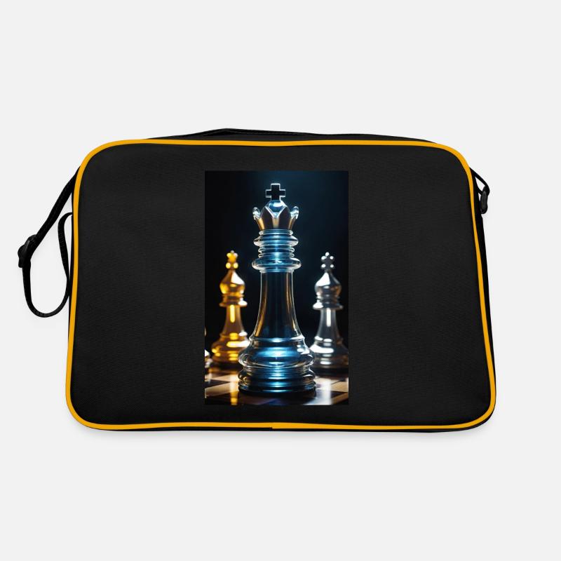 Échecs | Pièce d’échecs | Joueur d’échecs Sac Retro