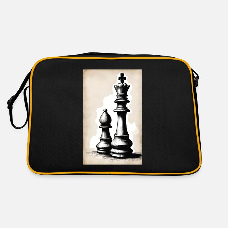 Chess | Chess piece | Chess player Retro Bag