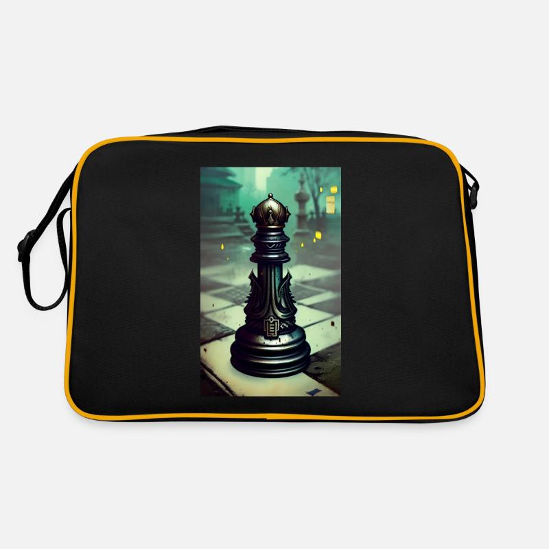 Échecs | Pièce d’échecs | Joueur d’échecs Sac Retro
