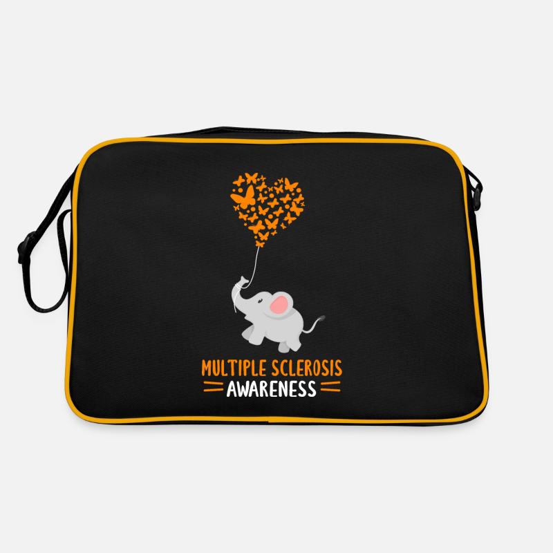 Multiple Sclerosis Awareness Retro Tasche