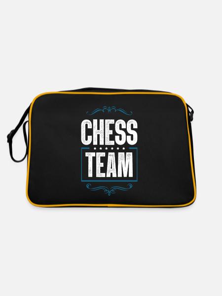 Chess Crew - Retro Tasche - Schwarz/Gold