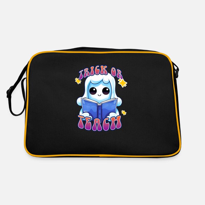 Cute Halloween Trick or Teach Ghost Teacher Funny Retro Tasche