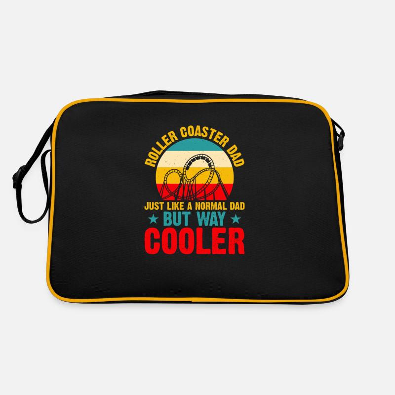 Roller Coaster Dad - Retro Bag - black/gold