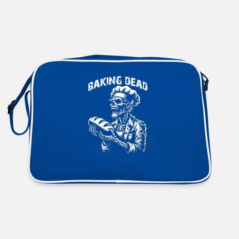 Baking Dead Zombie Bäcker gruseliger Bäcker Retro Tasche