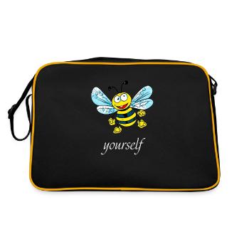 be (e) yourself - Retro Bag - black/gold - Back