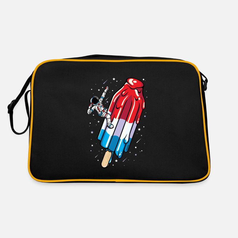 Astronaut Eis am Stiel Eiscreme - Sommer Amerikanisch Retro Tasche