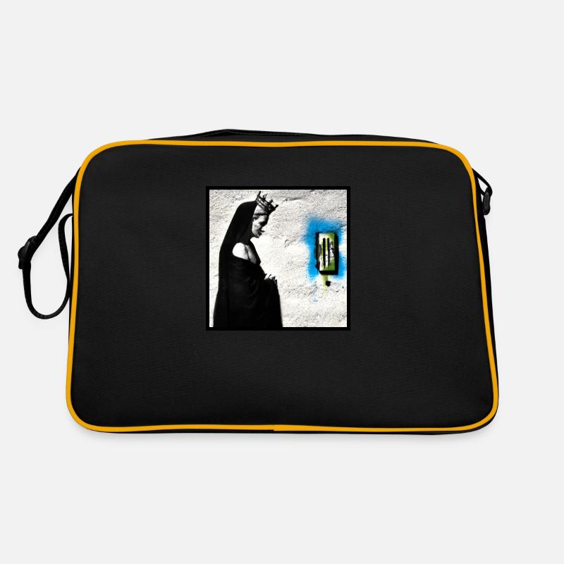 AI Generated Madonna Graffiti Retro Tasche