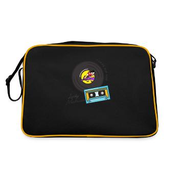 J’adore le Hip Hop T (Lucky Mushroom) - Sac Retro - noir/or - Dos