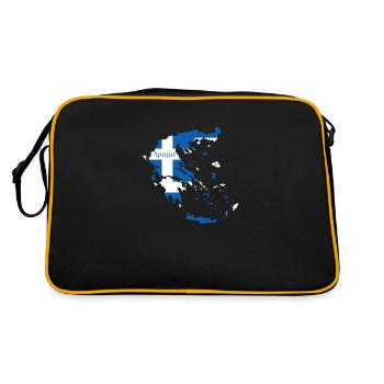 Home Greece Home - Sac Retro - noir/or - Dos