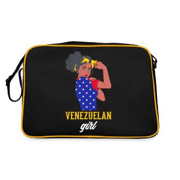 Venezuela Venezuela Venezuela Drapeau Vénézuélien Vénézuélien - Sac Retro - noir/or - Dos