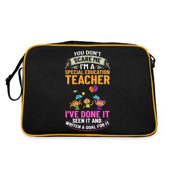 Special education Special education Promoting special needs - Retro Bag - black/gold - Back