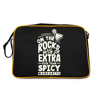Attenzione Spicy Margarita Cocktail Lover's - Retro Bag - black/gold - Back