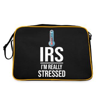 Thermomètre fiscal : les niveaux de stress de l’IRS augmentent - Sac Retro - noir/or - Dos