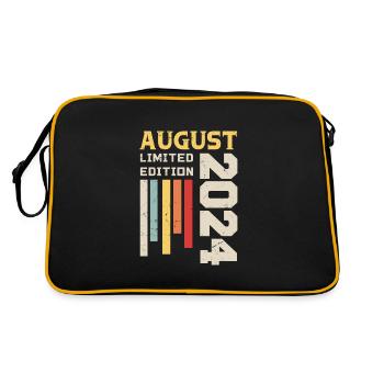 Août 2024 - Cadeau anniversaire Août 2024 Août - Sac Retro - noir/or - Dos