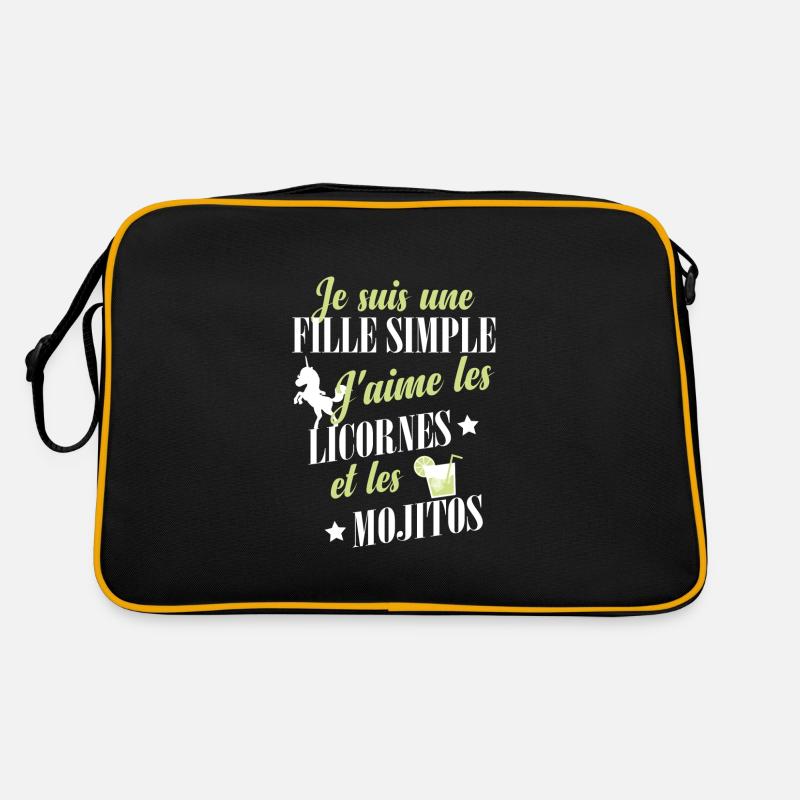 Licornes et Mojito Sac Retro