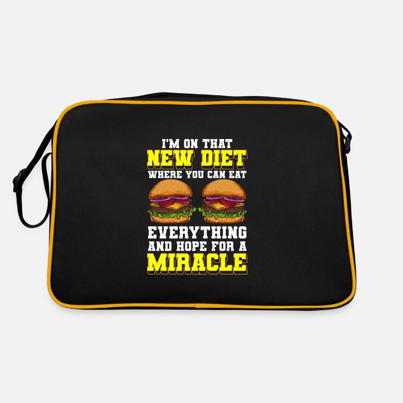 Buffet menu meal delicacies Retro Bag
